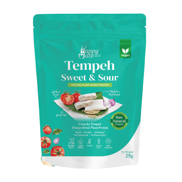 Tempeh Sweet Sour Natural PlantBased Protein 25 g