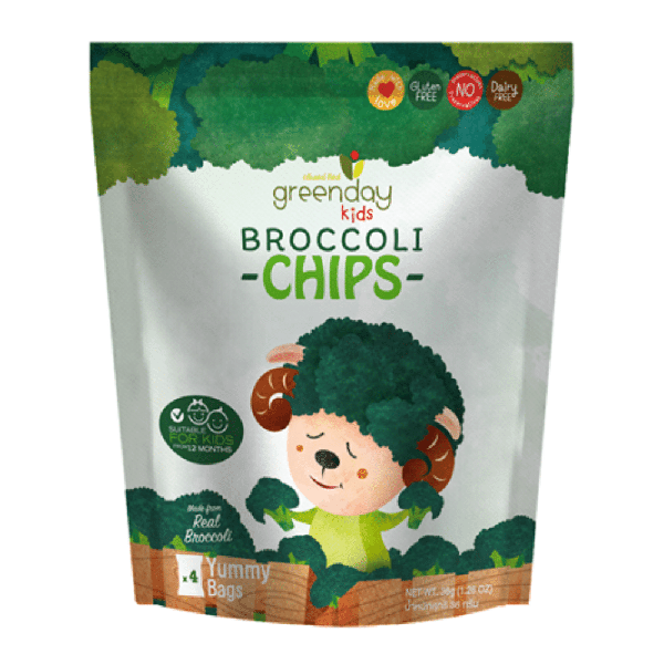 Broccoli Chips 9 g x 4 Bags