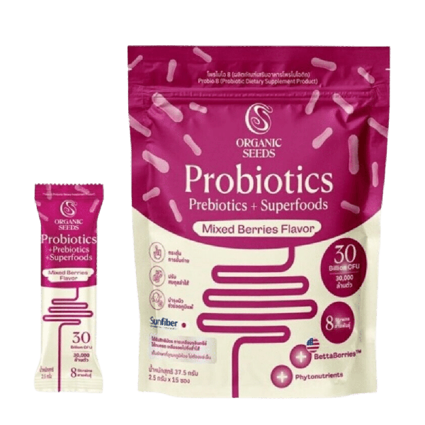 Probio 8 Probiotic Dietary Supplement Product Mixed Berries Flavored 37 g