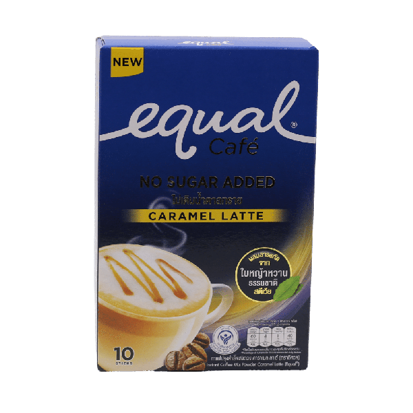 Equal Instant Coffee Mix Powder Caramel Latte 15g x 10 sticks