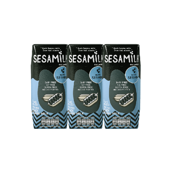 เซซามิลล์นมงาดำ (200 ml x 3 กล่อง)
