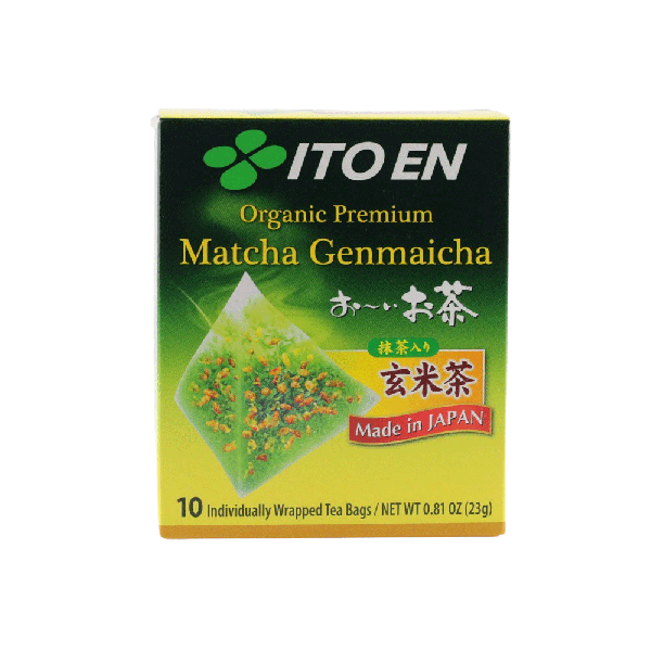 Organic Matcha Genmaicha 10 tea bags