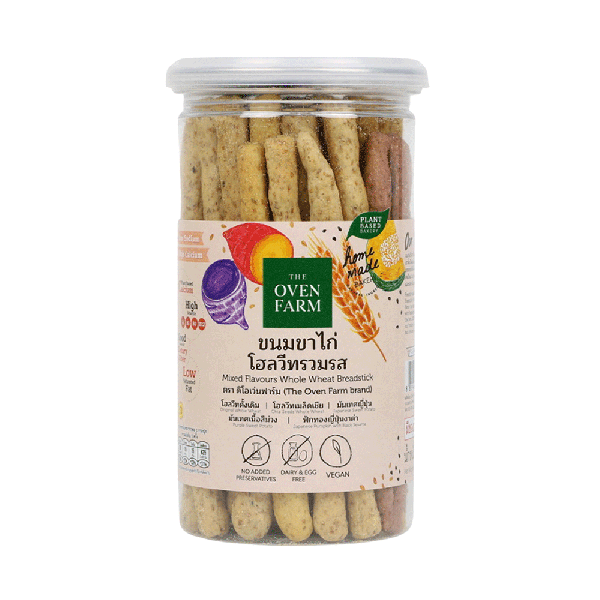 Mixed Flavoured Whole Wheat Bredstick 140 g