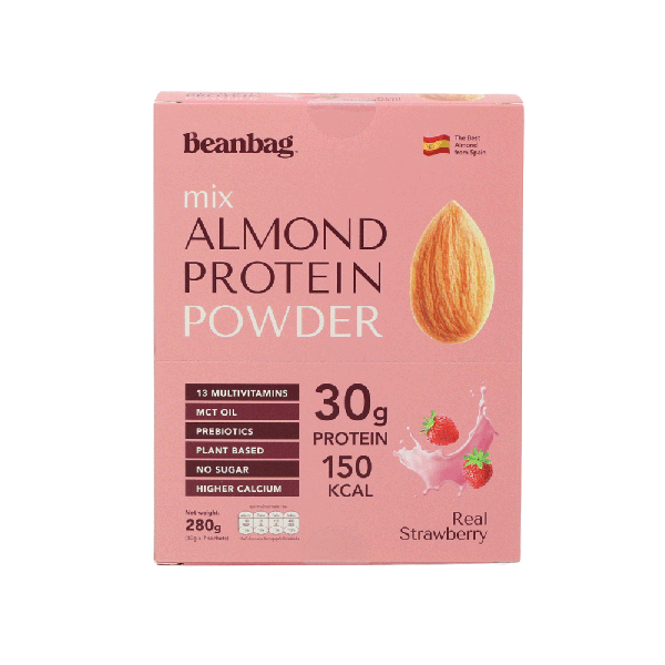 Plant Protein and Almond Powder Beverage Strawberry Flavoured 280 g