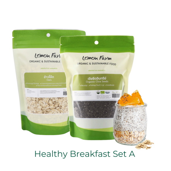 Healthy Breakfast Set A for Overnight Oats and Chia Pudding