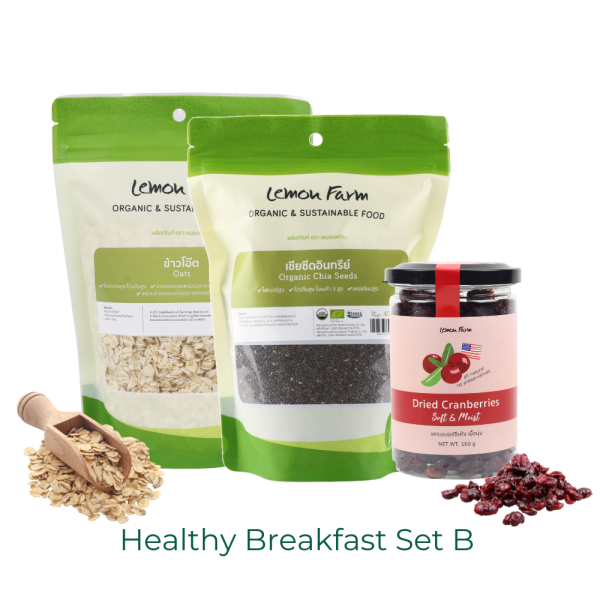 Healthy Breakfast Set B for Overnight Oats and Chia Pudding