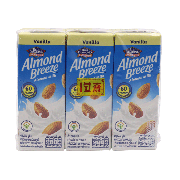 Almond Milk Vanilla 180 ml x 3 boxes